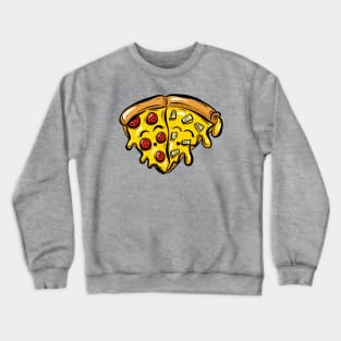 Pepperoni Loves Pineapple Pizza Slices Crewneck Sweatshirt